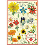Puzzle Greeting Card Wildflowers