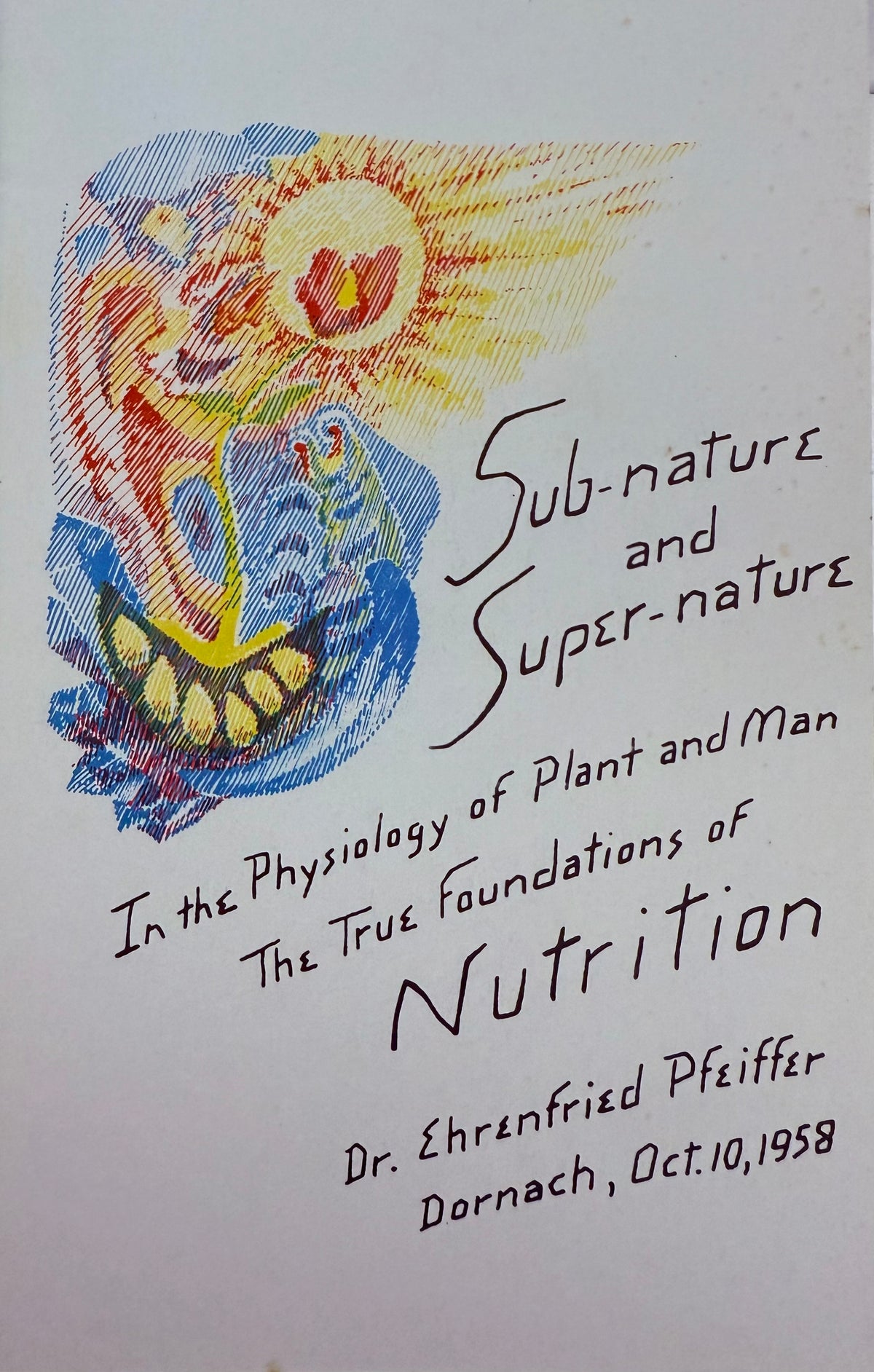 Sub Nature And Super Nature The True Foundations Of Nutrition