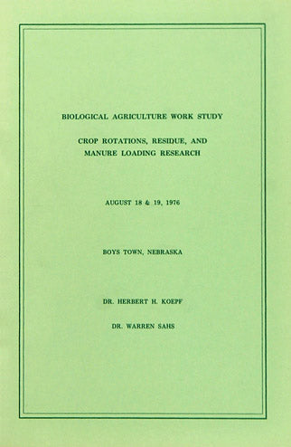Biological Agriculture Work Study