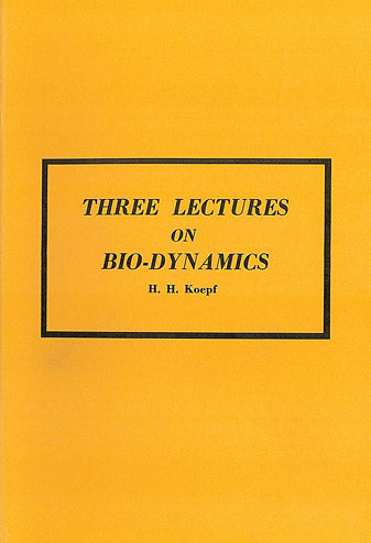 Three Lectures On Bio Dynamics