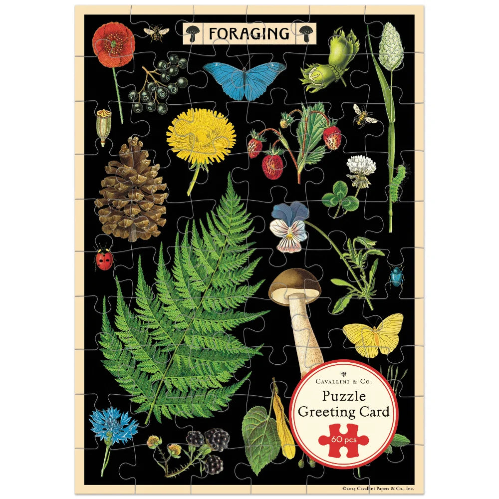 Puzzle Greeting Card Forage