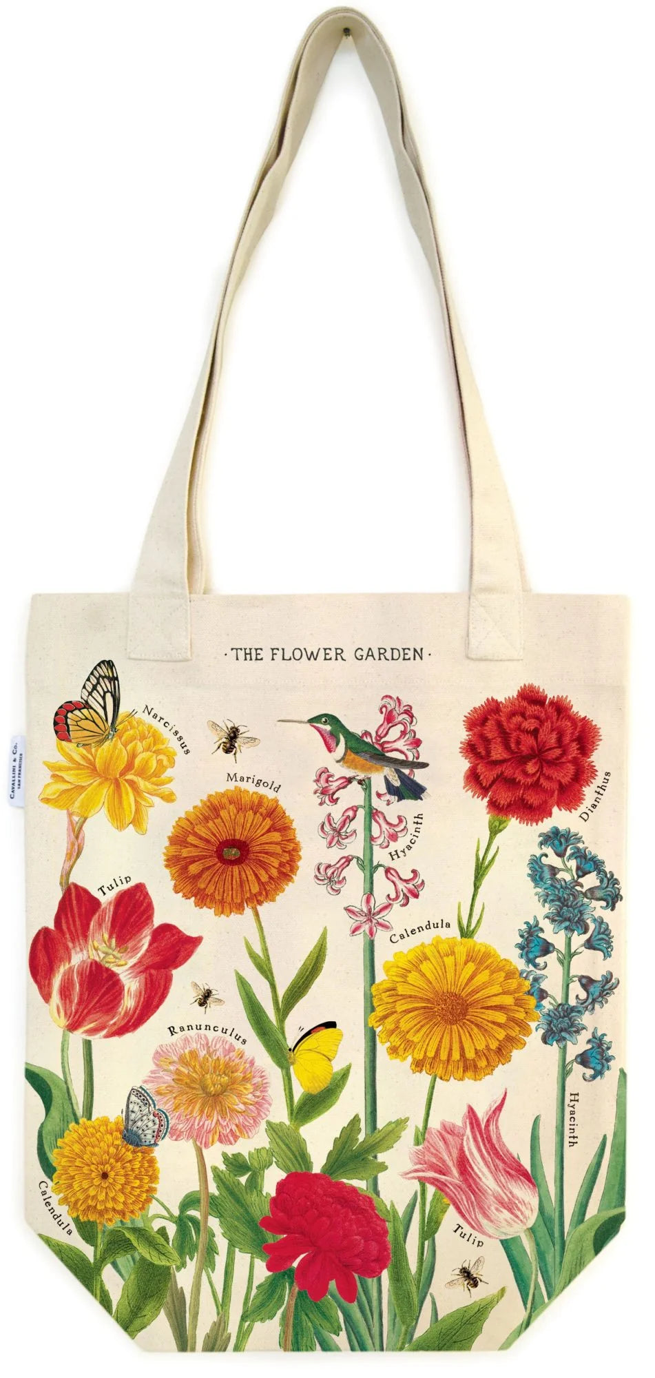 Tote Bag Flower Garden