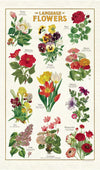 Tea Towel Language of Flowers