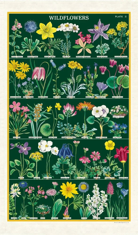 Tea Towel Wildflowers