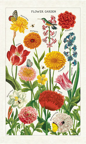 Tea Towel - Flower Garden