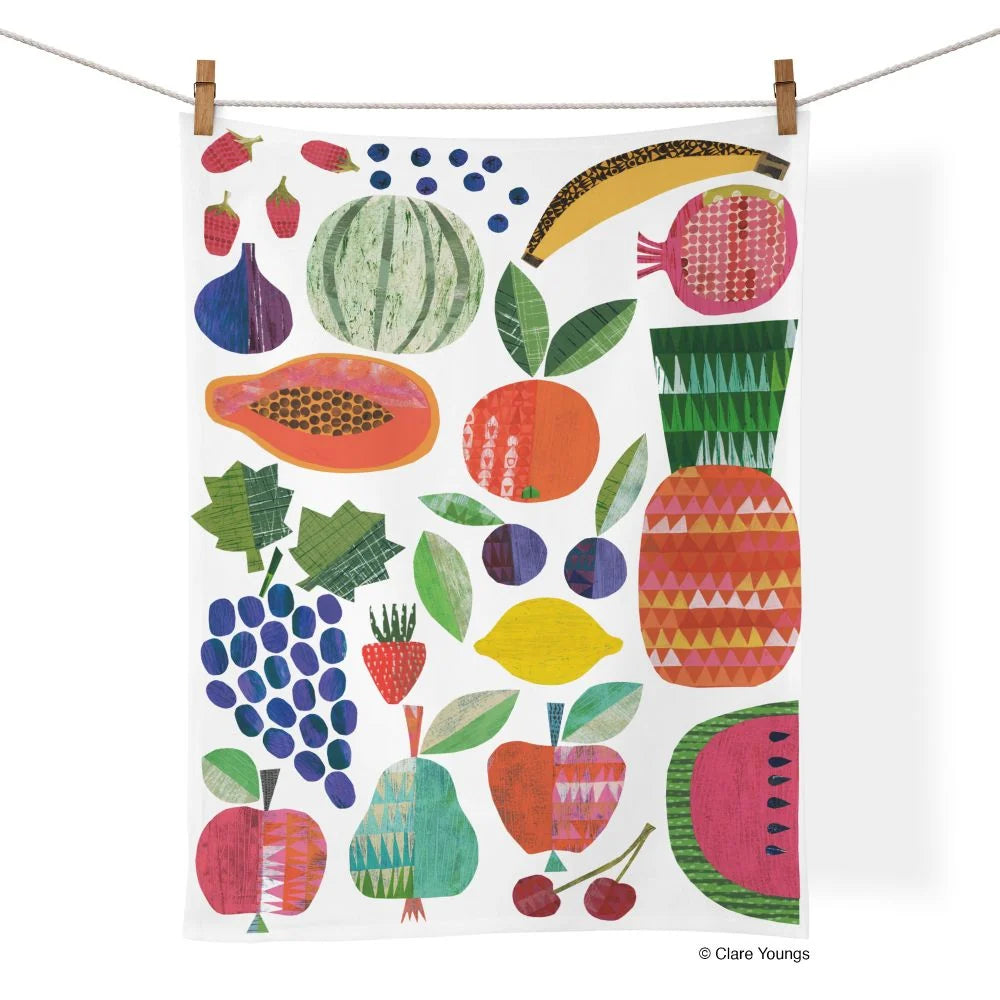 Tea Towel Fruit Stand