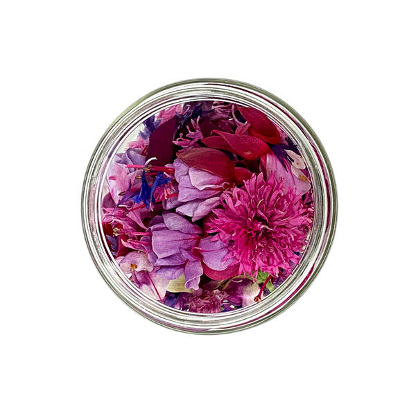 Freeze Dried Edible Pink Flower Mix