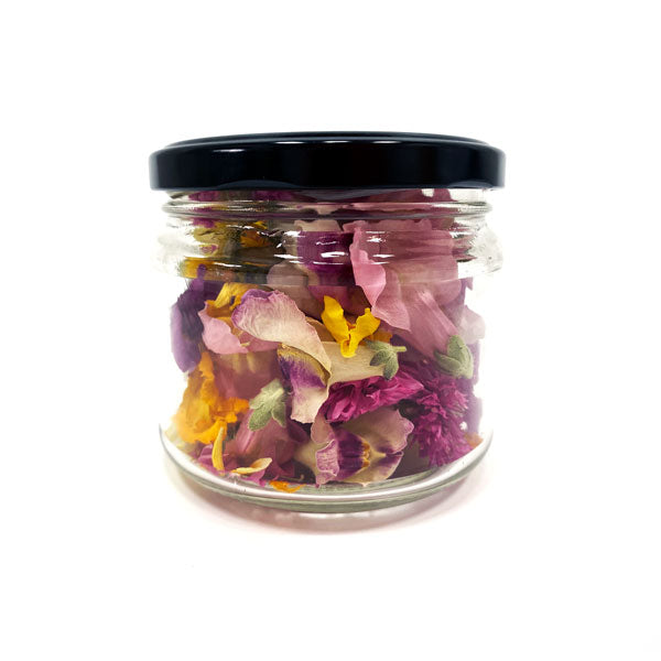 Freeze Dried Edible Flowers Yellow & Pink Mix