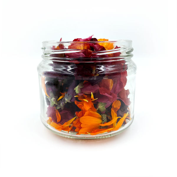 Freeze Dried Red + Orange Edible Flower Mix