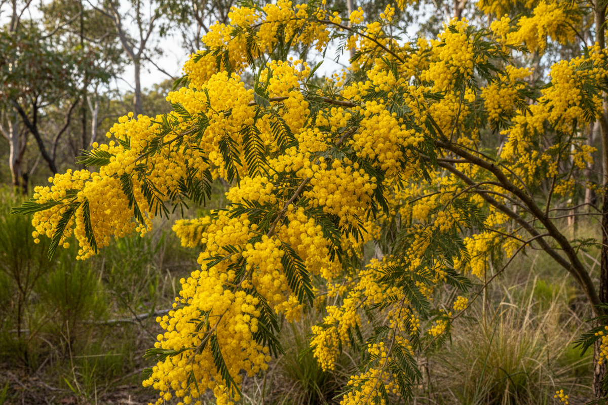 Trees Acacia Decurrens Seeds