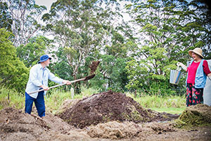 Layering Compost