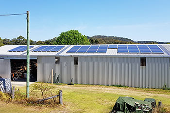 Solar Panels at Eden Seeds