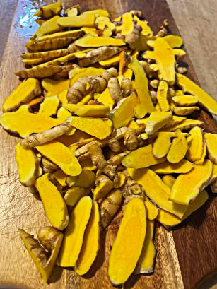 Turmeric harvest